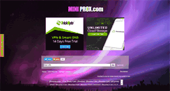 Desktop Screenshot of miniprox.com