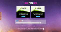 Desktop Screenshot of miniprox.info